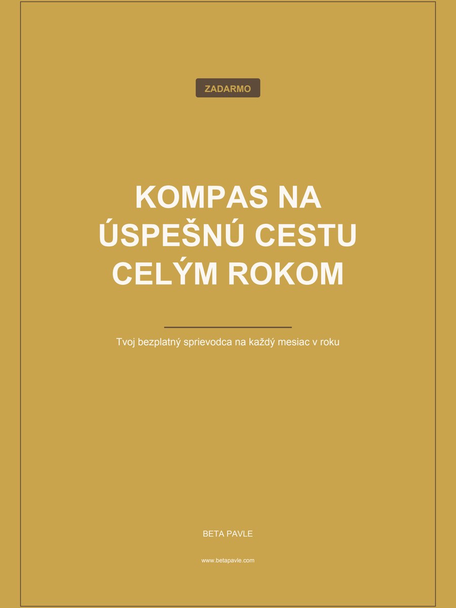 Kompas na úspešnú cestu celým rokom